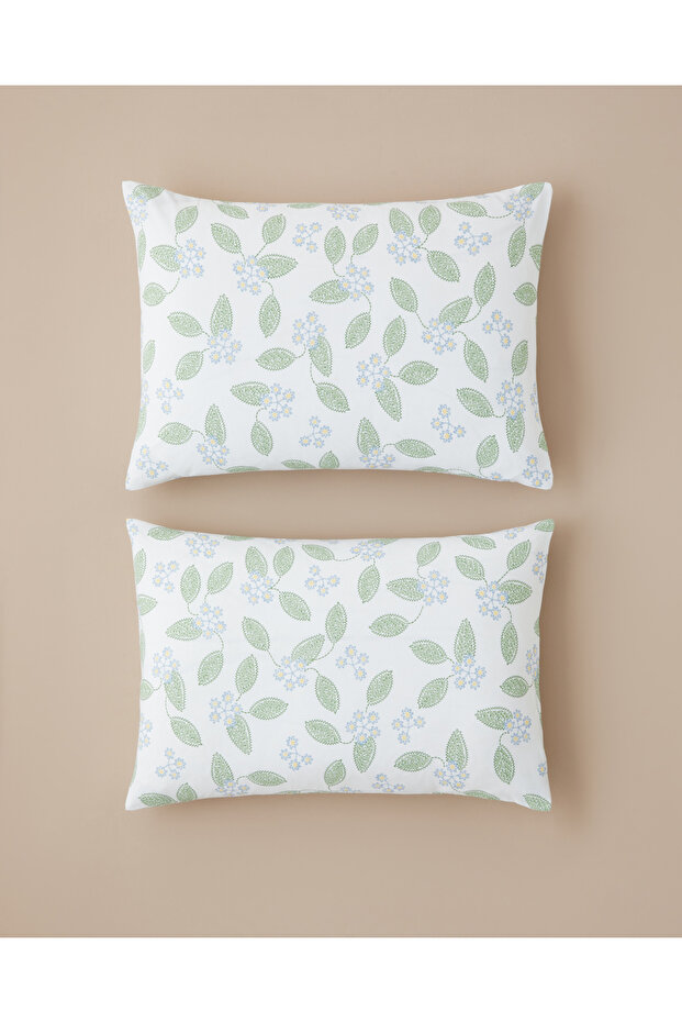 Autumn Whisper Easy-Iron 2-Piece Pillowcase 50X70 cm Green