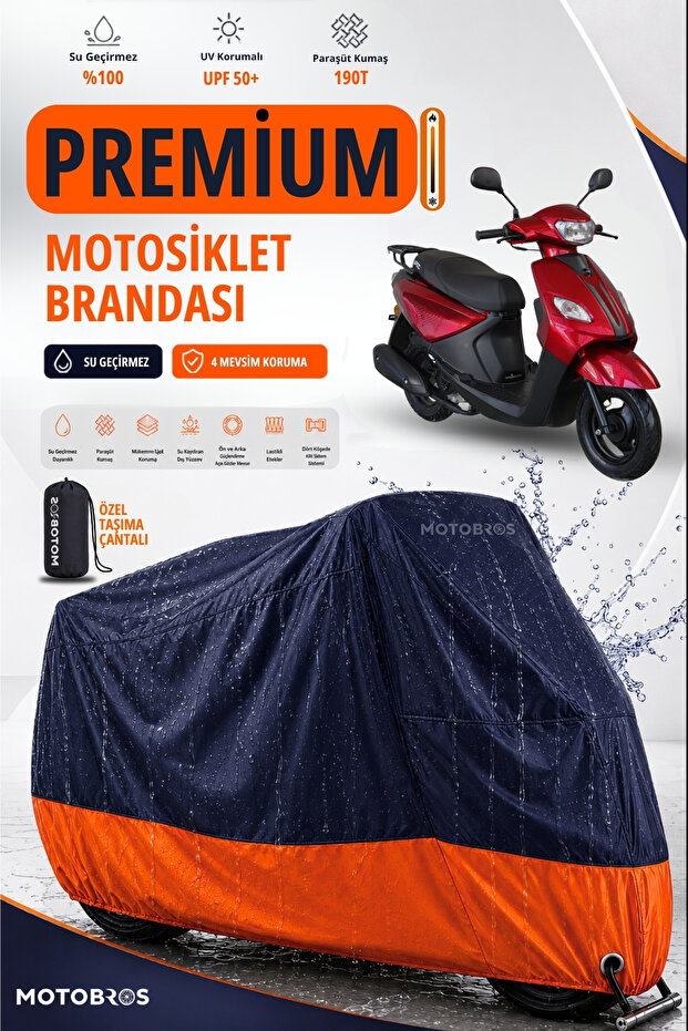 Motorcycle Apec Ps3 Lux Premium Parachute Fabric Tarpaulin Waterproof Permanent Use