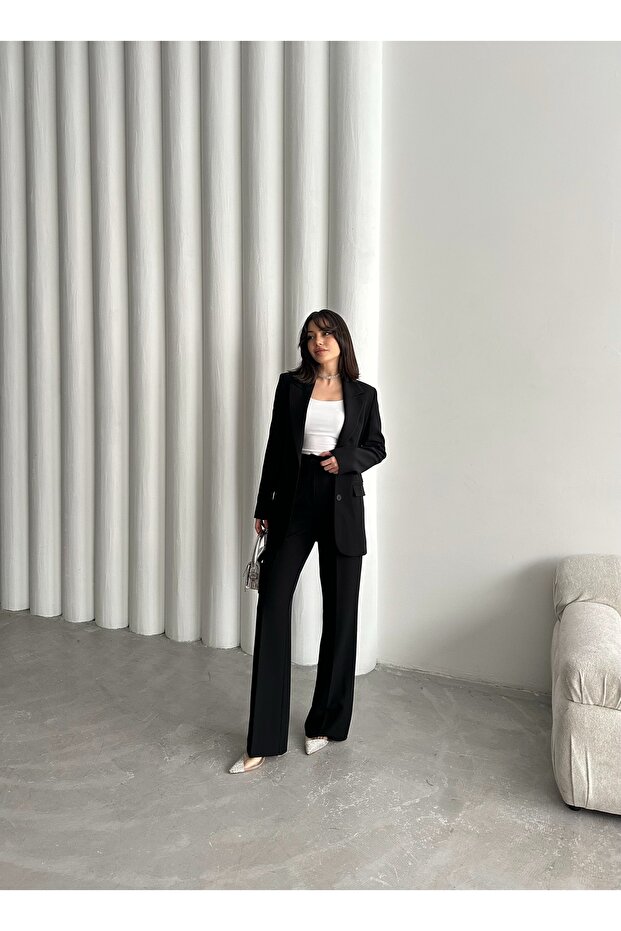 DOUBLE BUTTON BLAZER SET - 4