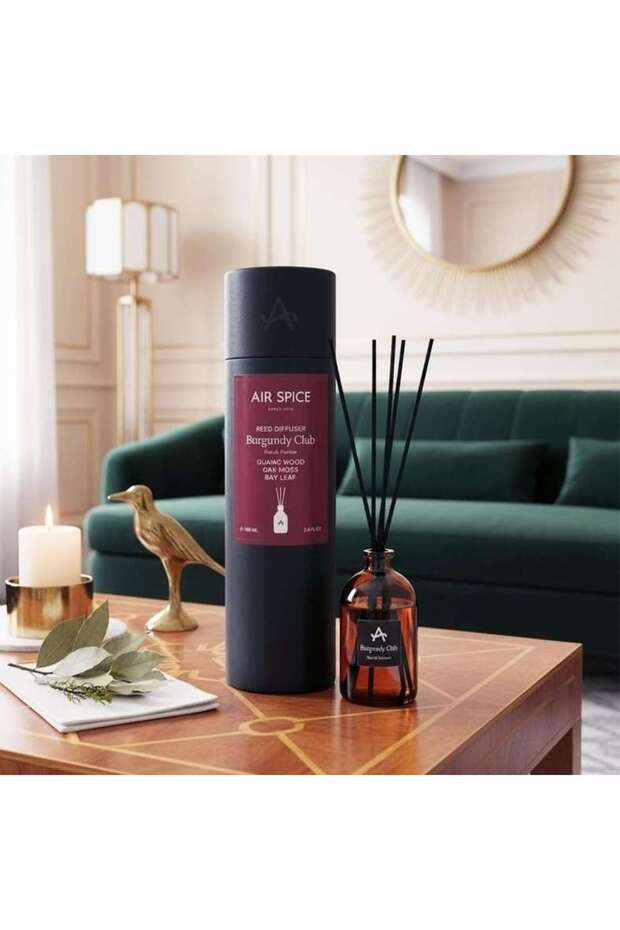 Air Spice Burgundy Club Reed Diffuser 100ml- Burgundy