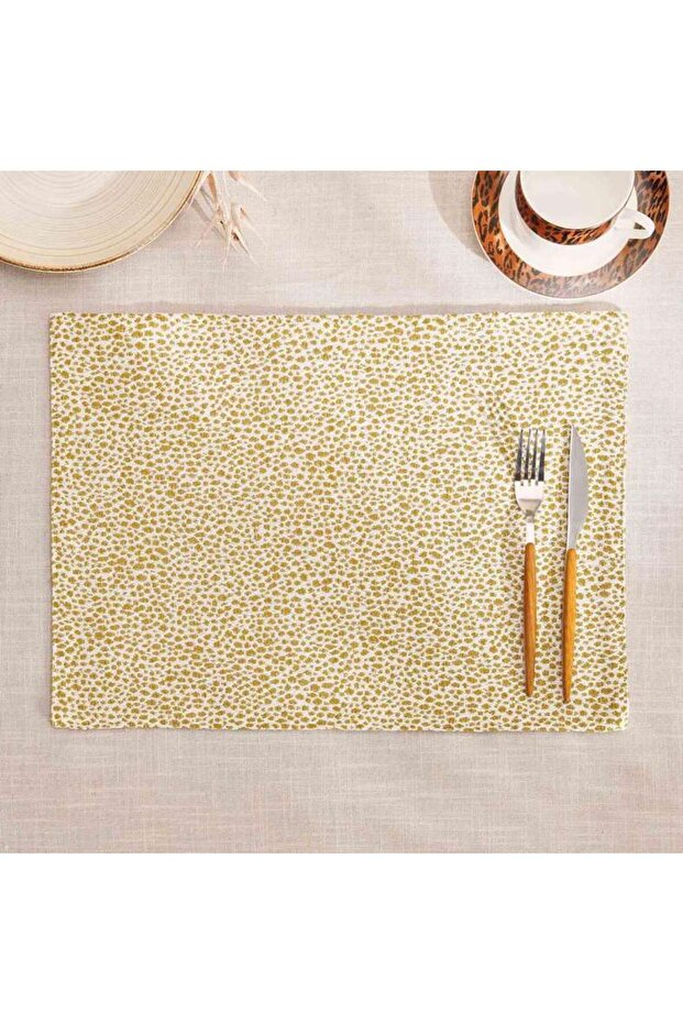 Designora Jq Placemat 33x45cm - Mustard