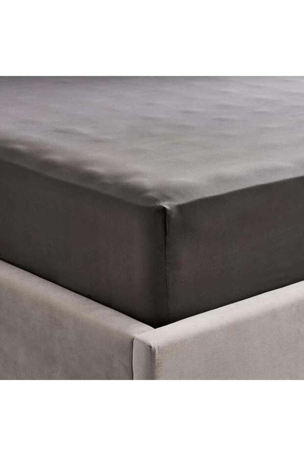 Everyday King Fitted Sheet 180x200+33cm - Grey