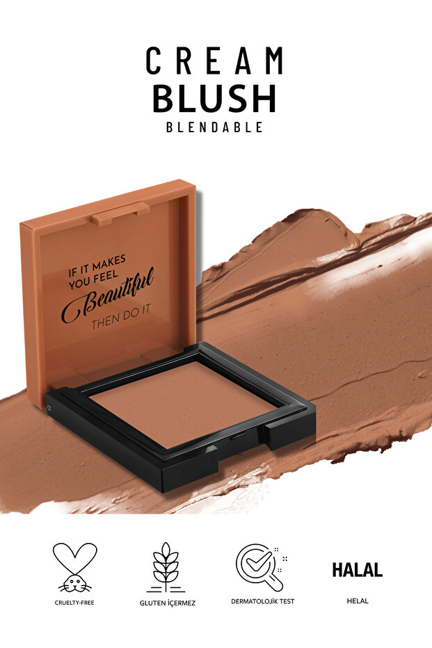 Cream Blush - Krem Allık 45 Sunlit - 5