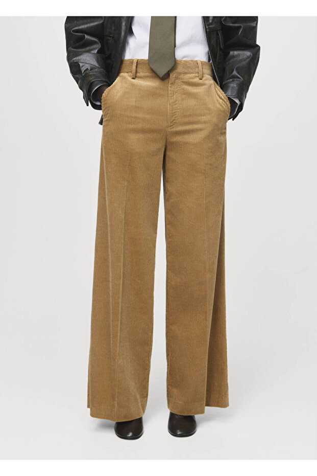 Wide Leg Velvet Pants