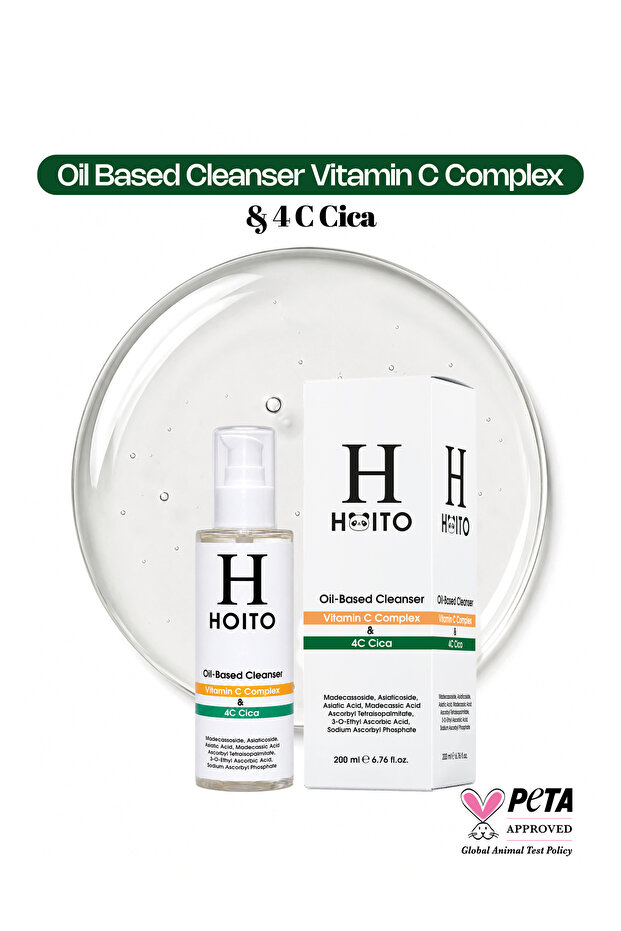 Oil Based Cleanser - Vitamin C Complex & 4C Cica Brightening & Soothing Oil Based Cleanser (200 ml)