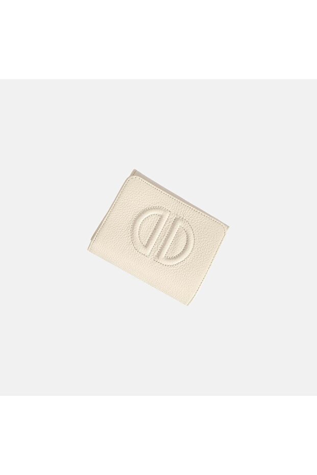 Women's White Leather Wallet