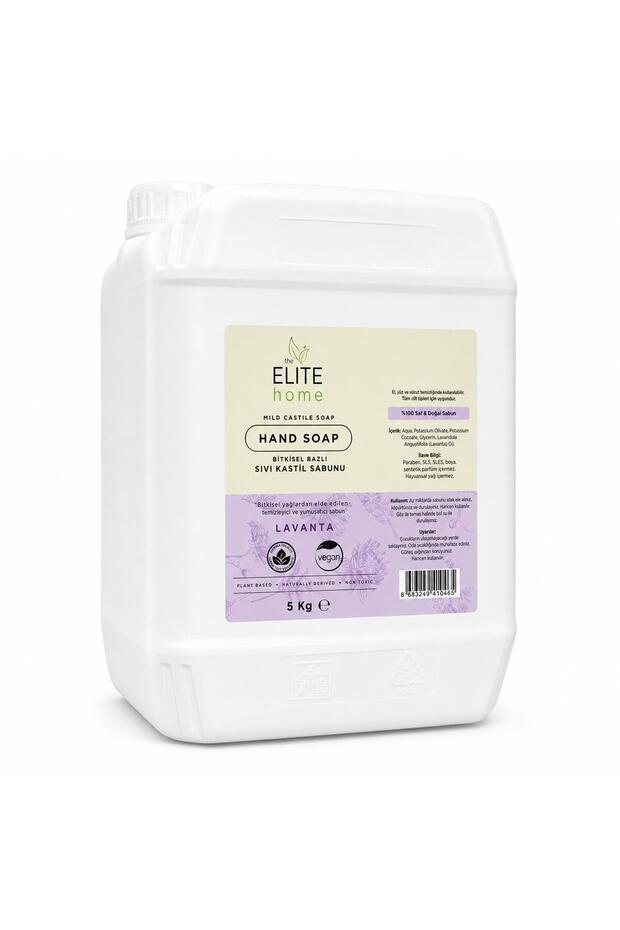 Vegetable Based and Vegan Certified Liquid Hand Soap (LAVENDER) 5 kg