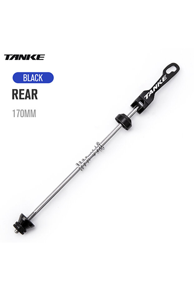 black lever rear TANKE Bicycle Quick Release Bolt Hub Skewers Lever Axle Road Mountain Bike Replace