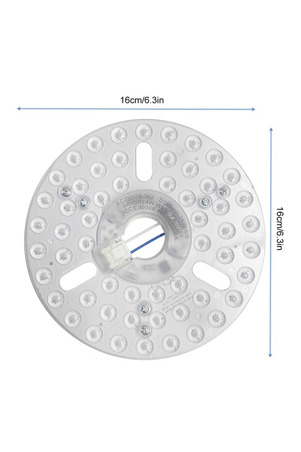 220v 160mm 24w 3.9/4.9/6.2 Inch 15/18/24W Ceiling Fan Light Retrofit Kit 110/220V Ceiling Fan Light