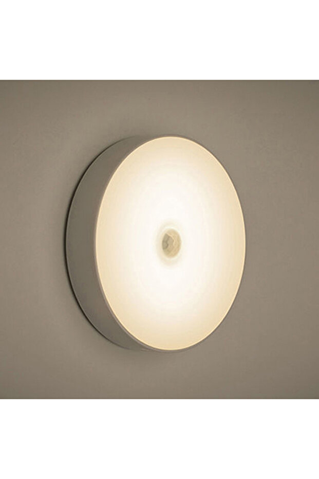 NO switch-Warm Motion Sensor Light Led USB NightLights Rechargeable Lamp for Bedroom Staircase Hallw