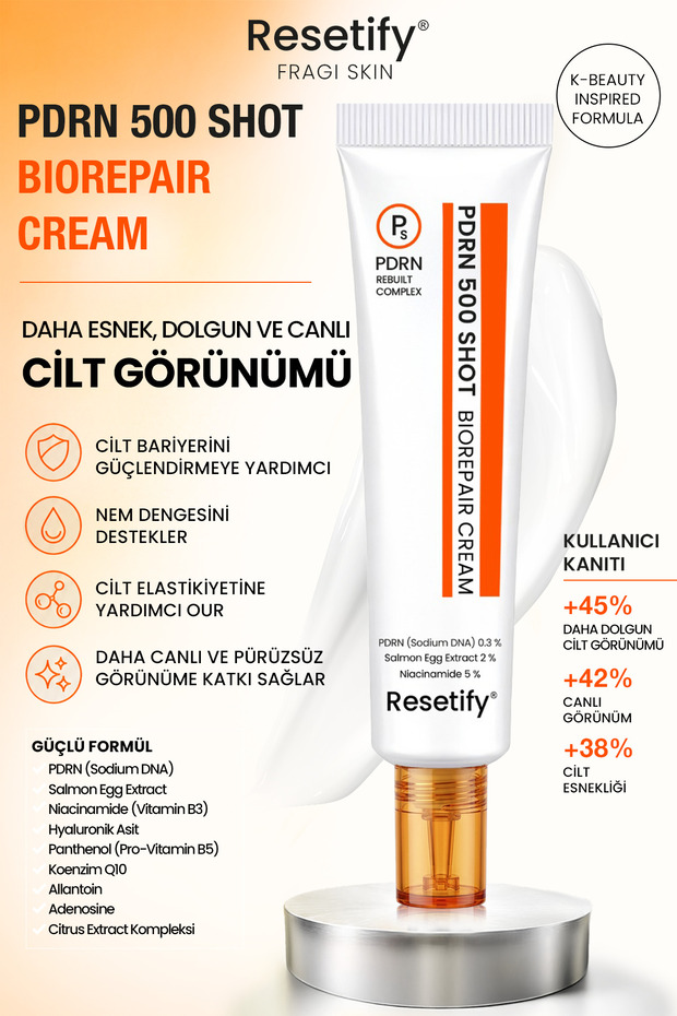 كريم إصلاح بيولوجي PDRN 500 Shot Biorepair Biotechnology 40 مل