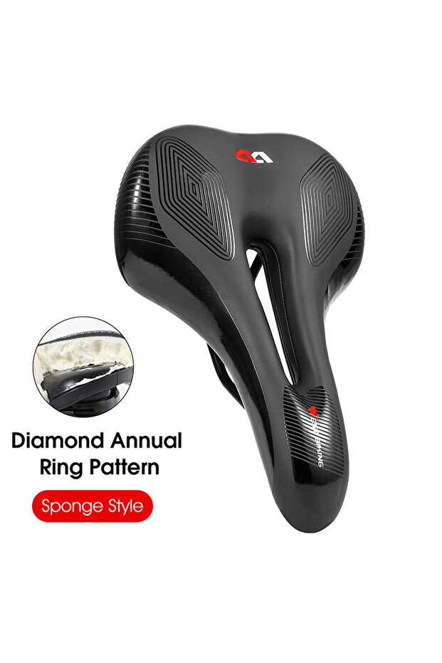 129 Sponge A WEST BIKING Bicycle Seat Saddle MTB Road Bike Saddle Mountain Bike Racing Saddle PU Bre