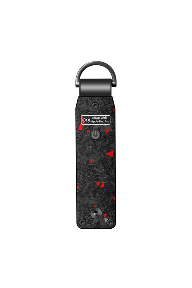 Red carbon Key Organizer Works,Key Finder,Built-in airtag Chips, Car Key Chains with GPS Tracker, Ke