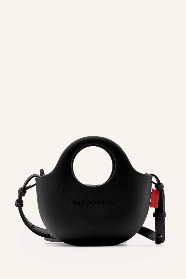 Fungoofun X Women's Black Shoulder Bag H9254Axns