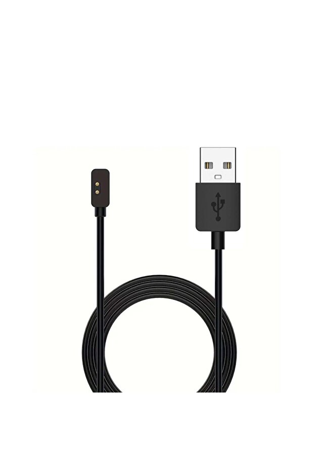 شاحن مغناطيسي أسود لـ Band 7 Pro، كابل شحن USB بديل، قاعدة شحن بديلة باللون الأحمر
