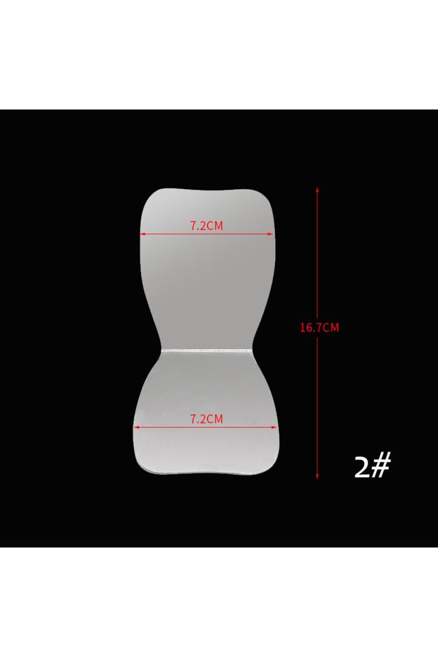 1 piece No.2 Dental Orthodontic Double-Sided Stainless Steel Autoclavable Mirrors Reflector Dentistr