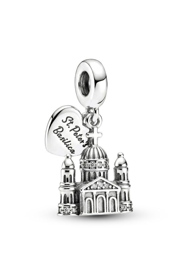 TCE1152P4 925 Sterling Silver Fashion Cowboy Castle Sentinel Soldier Charm Pendant for Bracelets DIY
