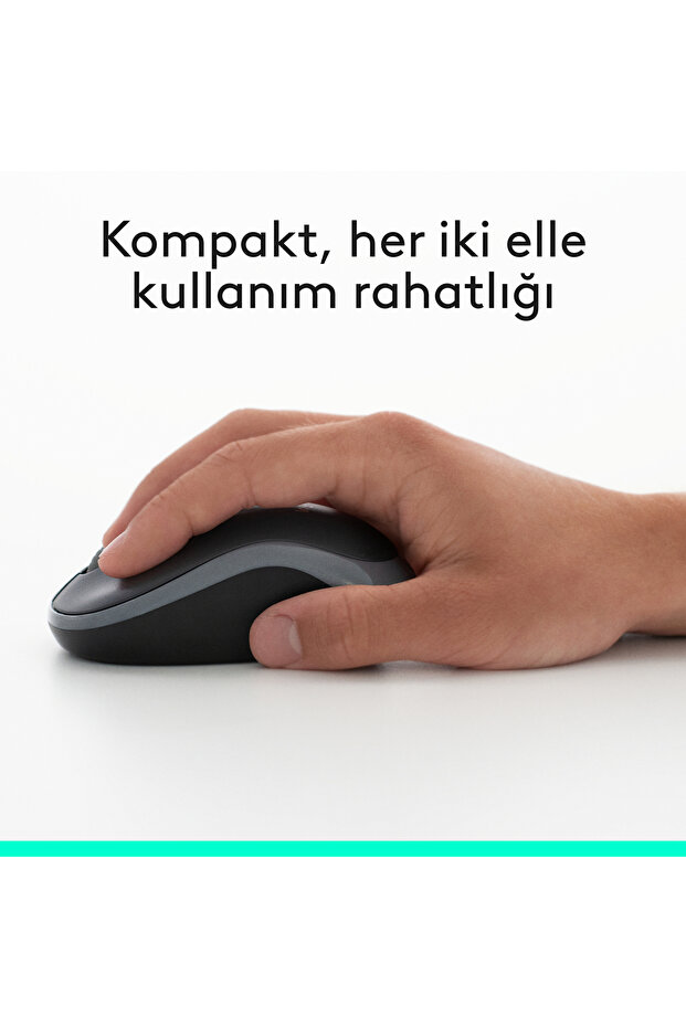 MK270 Kablosuz USB Alıcılı Türkçe Q Klavye Mouse Seti, Siyah 920-004525 - 4