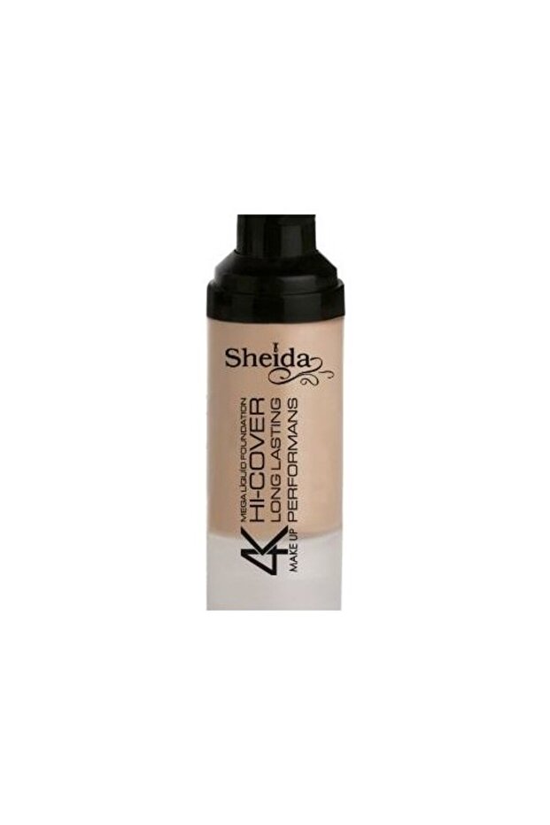 Sheıda 4k Mega Liquid Foundation - كريم أساس سائل رقم: L010