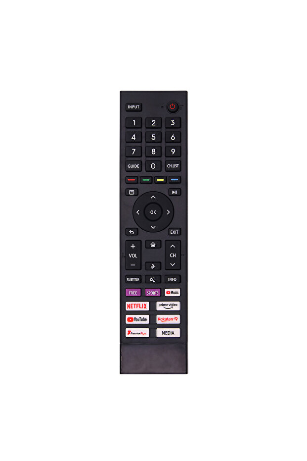 جهاز تحكم عن بعد جديد بالأشعة تحت الحمراء بديل ERF3A80 لتلفزيون Hisense 4K UHD مع أزرار اختصار -