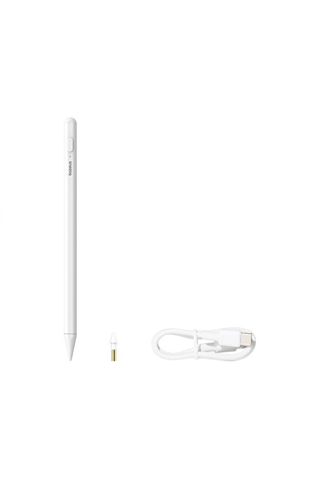 قلم أبيض لأجهزة iPad Air 4 5 وiPad 6 و7 و8 و9 و10 وiPad Pro 2 و3 و4 و6 وiPad Mini 5 Pa