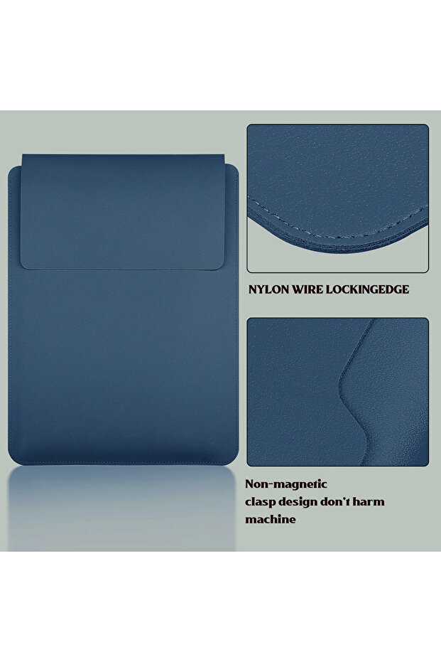 12 to 13.3 inches azure blue Laptop Sleeve Bag Case For Apple Macbook Air Pro 13 M1 M2 2020 Notebook