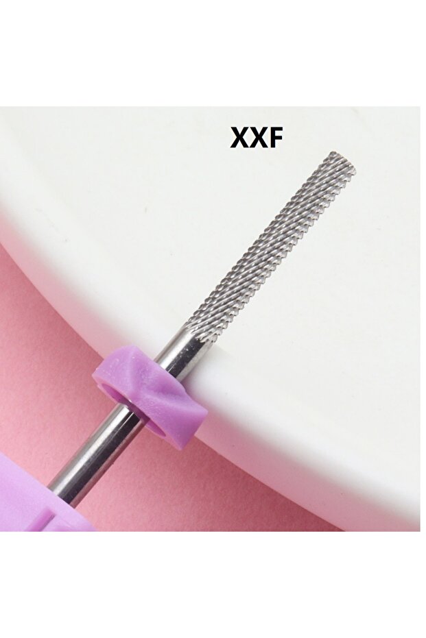 XXF قطعة واحدة من رؤوس المثقاب الآمنة للأظافر، رؤوس مثقاب من كربيد التنجستن مقاس 3/32 بوصة، دوران ثنائي الاتجاه لتقليم الأظافر.