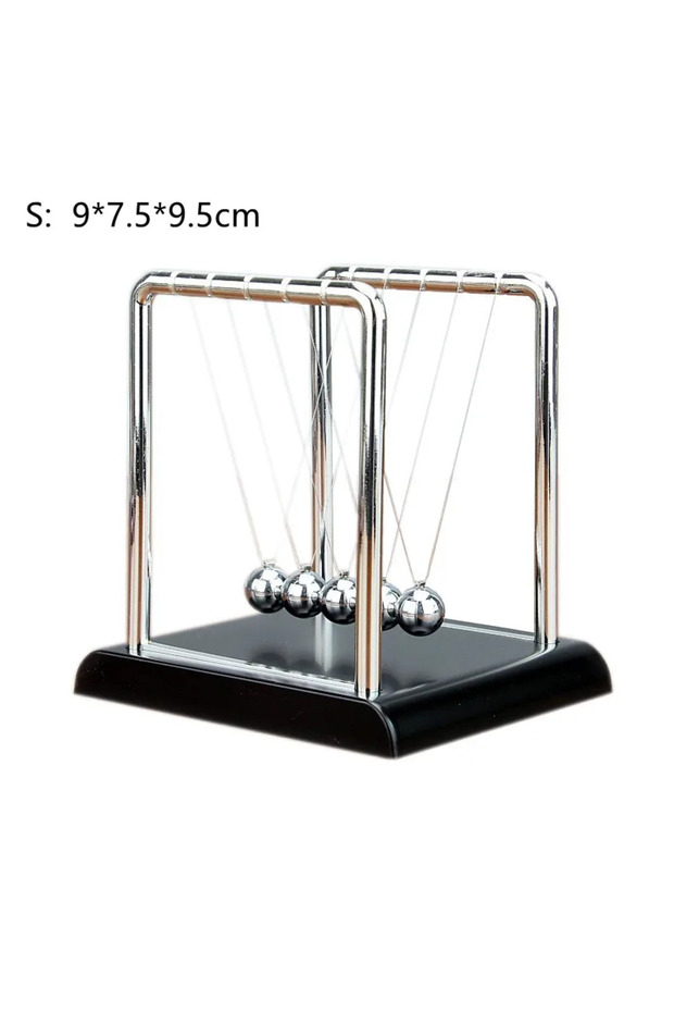 01 Newton Cradle Balance Steel Balls Perpetual Motion Collision Ball School Teaching Physics Science