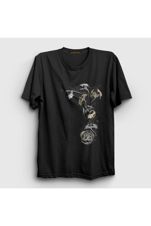 Unisex Black Flow Blind Guardian T-shirt379641tt