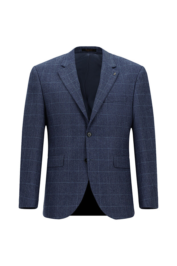 4 Drop Relaxed Fit Comfortable Cut Classic Plaid Wool Pack Jacket