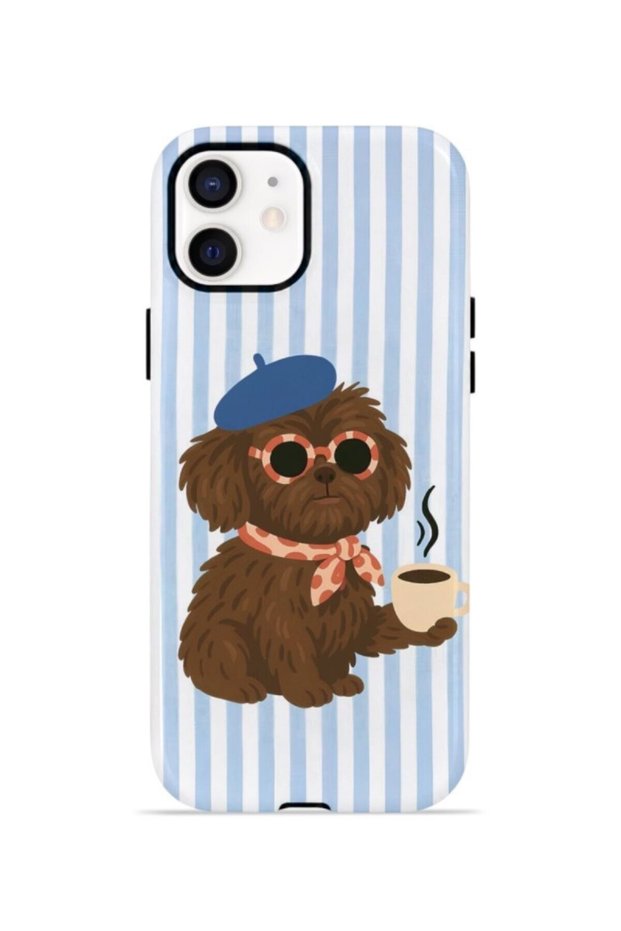 iPhone 11 Vorian Dual Layer Case Cafe Dog Riviera