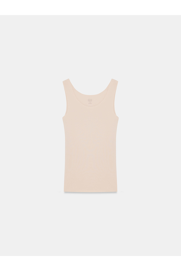 32778 Wide Strap Basic Cotton Top-Stone - 6