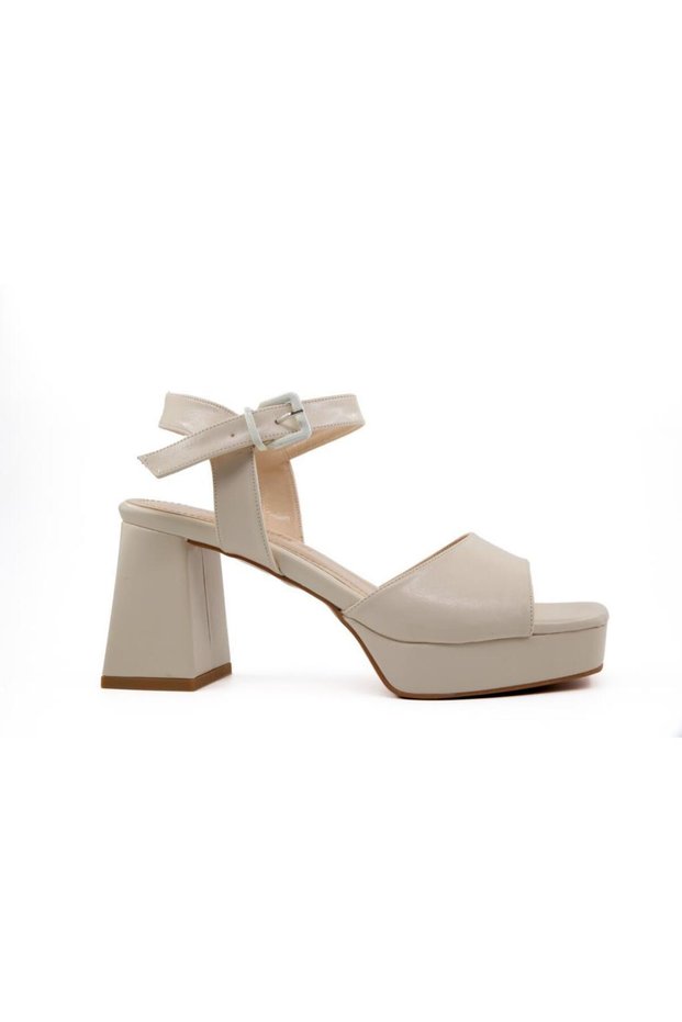 08 K102 Skin Color Women's Heeled Shoes