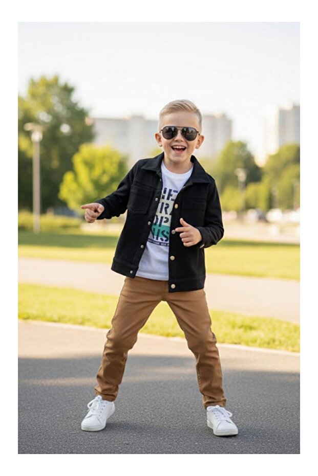 Shirt and T-Shirt with Pants Suit