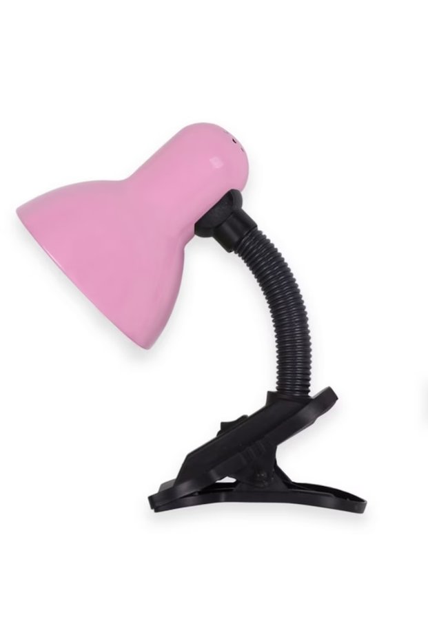 Clip lamp, E27, Tabletop, Pink