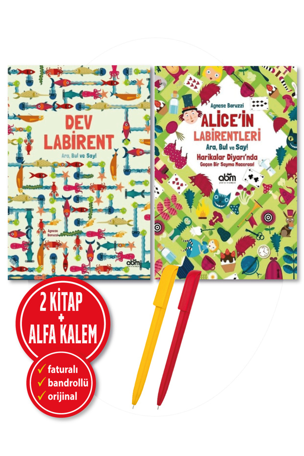 Alfa Kalem+</DNTCTMS> ( Agnese Baruzzi) Alice’in Labirentleri+</DNTCTMS> the Giant Maze 2 Books New Stories