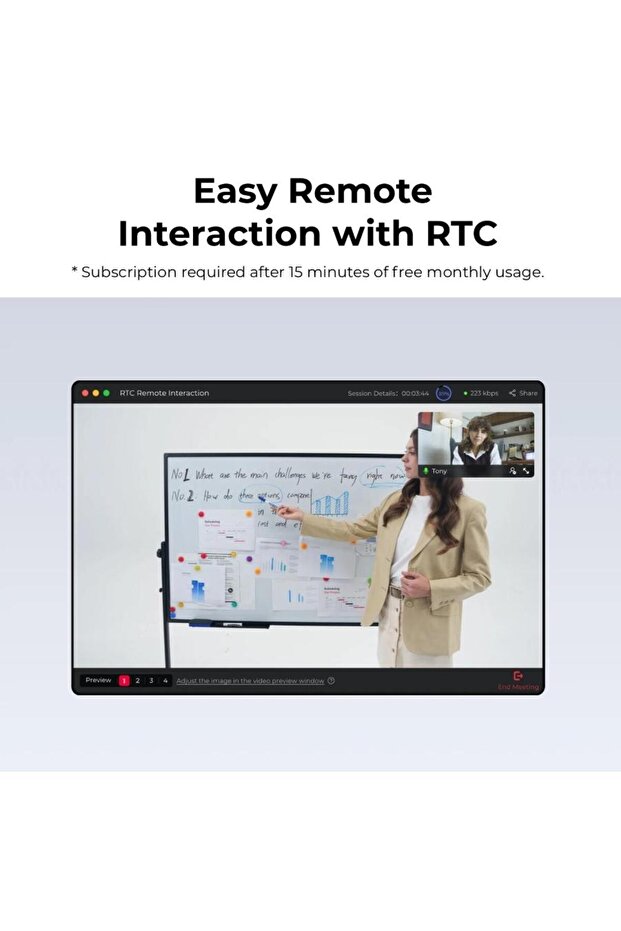 Tiny 3 Lite Κάμερα Web, 4K, PTZR, Έλεγχος AI (Μαύρο) - 11
