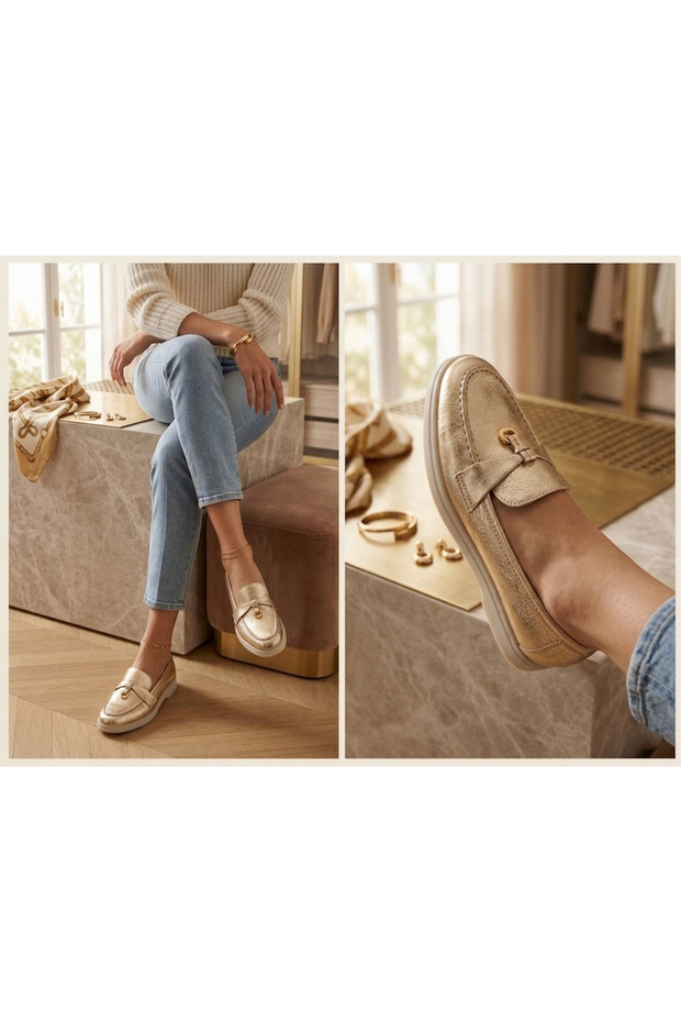 Genuine Leather Loafer Casual Women's Shoes