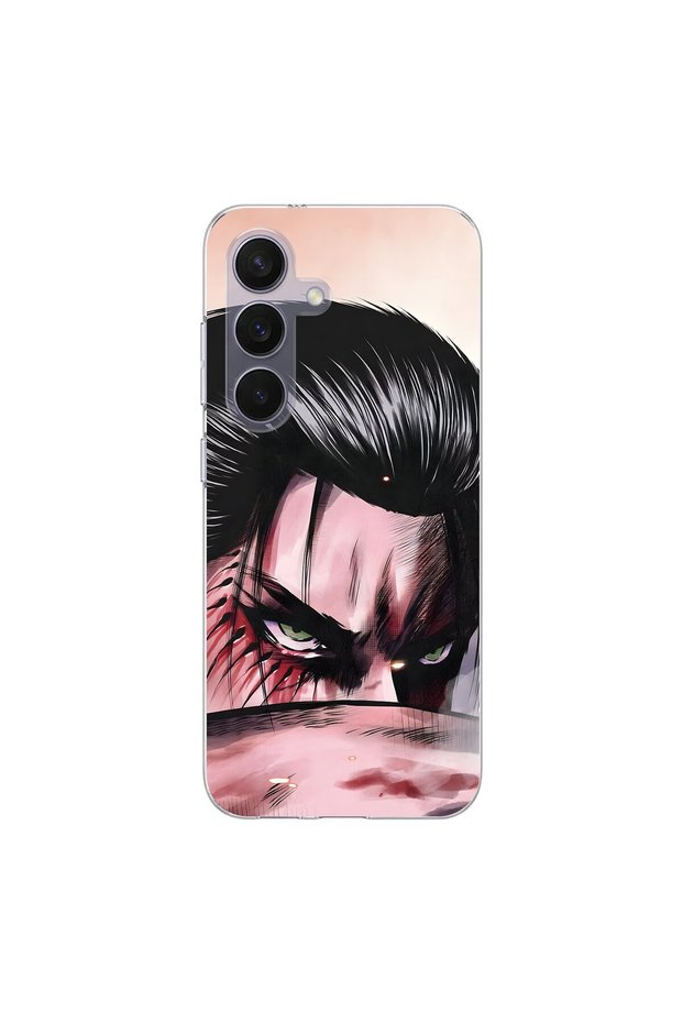 Samsung Galaxy S25 Compatible Anime 1/2 Design Transparent Case