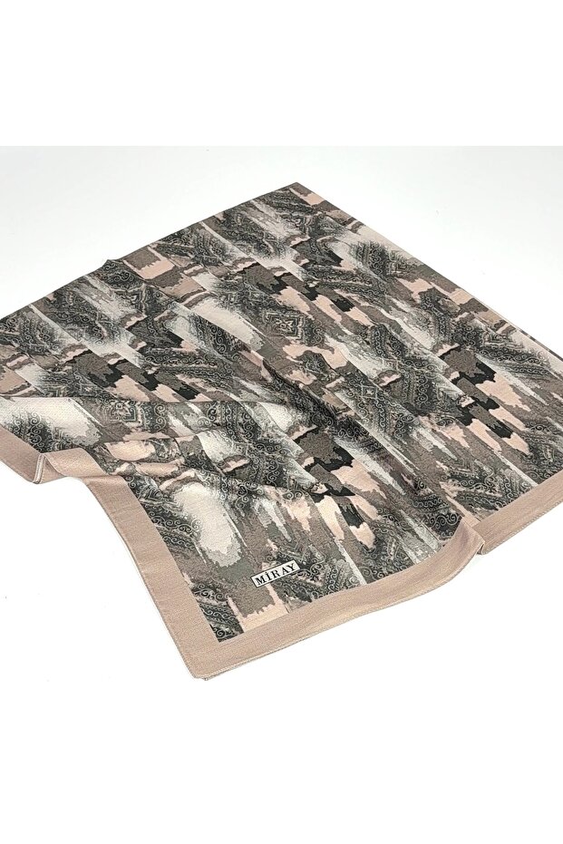 Nevada Large Size Organic Cotton Scarf - 120 X 120 - 06451