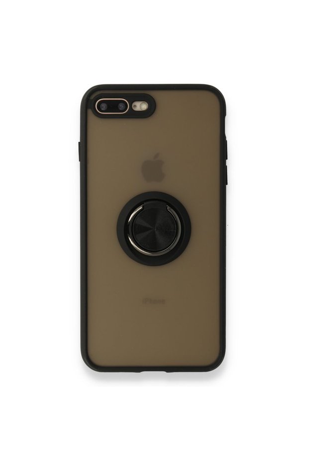Apple iPhone 8 Plus Case with Camera Protection, Ring, Magnetic Stand, Frosted Back Cover