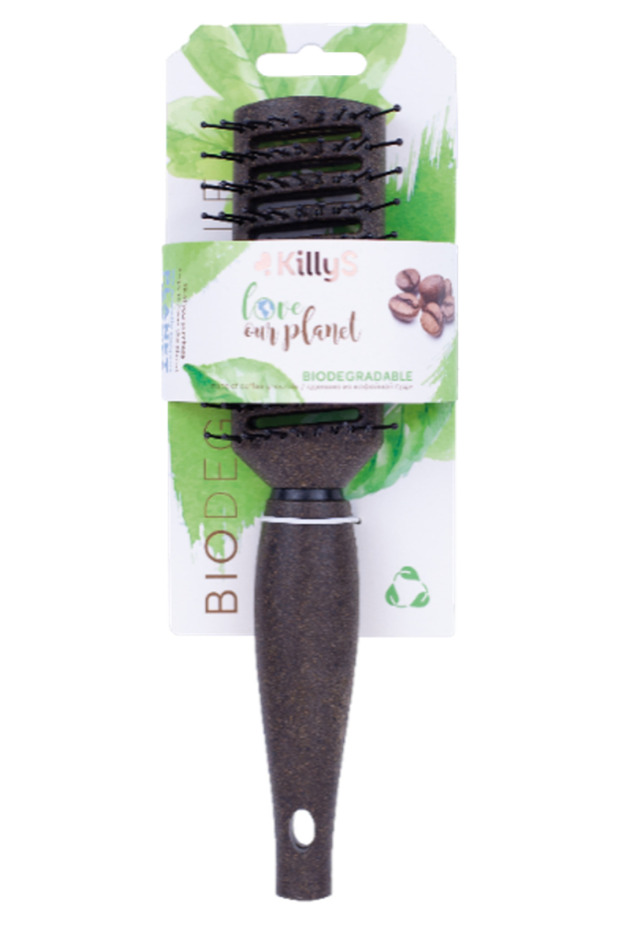 Biodegradabe Hairbrush Made Of Coffee Grds - Vent