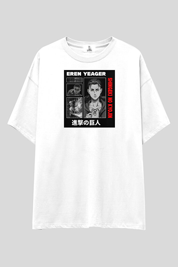 Attack on Titan Anime T-Shirt | Unisex 100% Cotton Printed Eren Mikasa Levi Special Design Tee