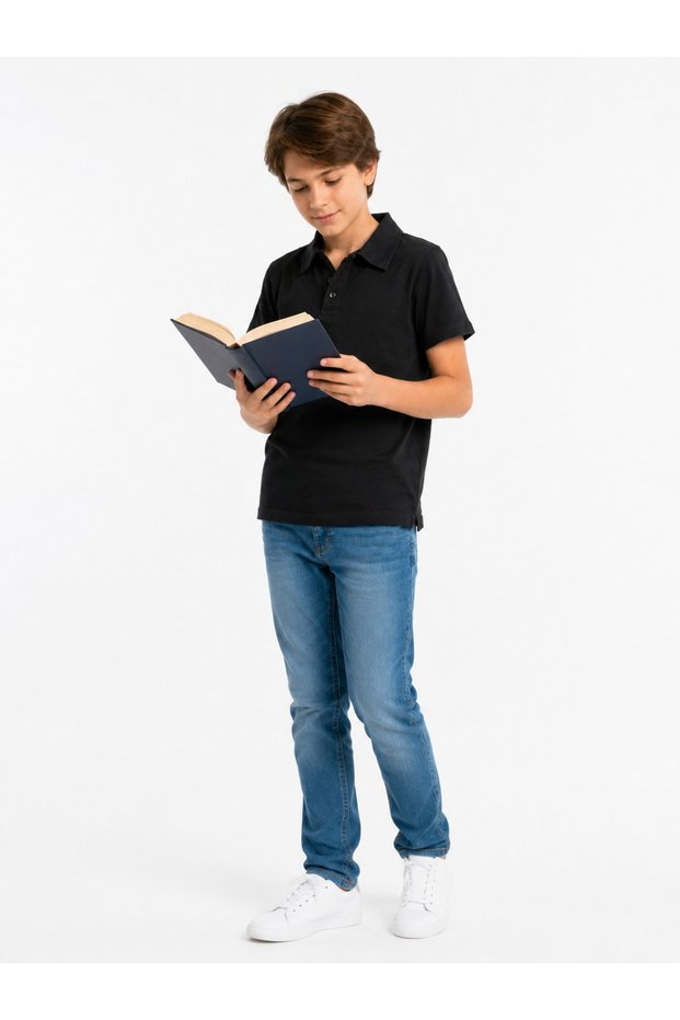 Elite Series Compact Polo Collar Kids' T-Shirt