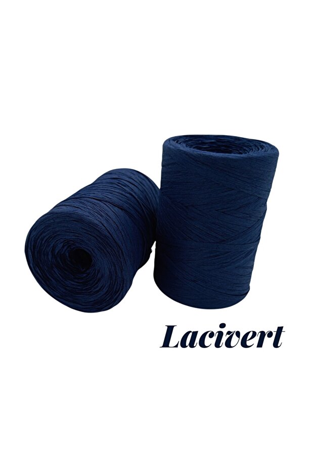 No. 30 - 1 Piece - Special Production Soft Textured Product (140-160 Gr.) Soft Paper Raffia - Navy Blue