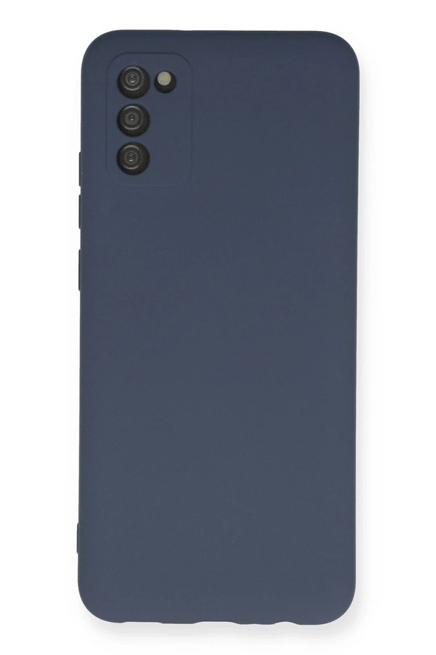 Ilkeshop New Galaxy A03S Case Nano Inside Velvet Silicone (222524) - Gray