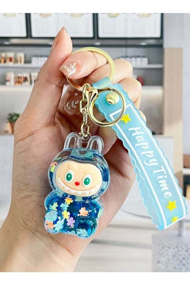LABUBU Labubu سلسلة مفاتيح لطيفة، إكسسوارات تعليقة رائعة