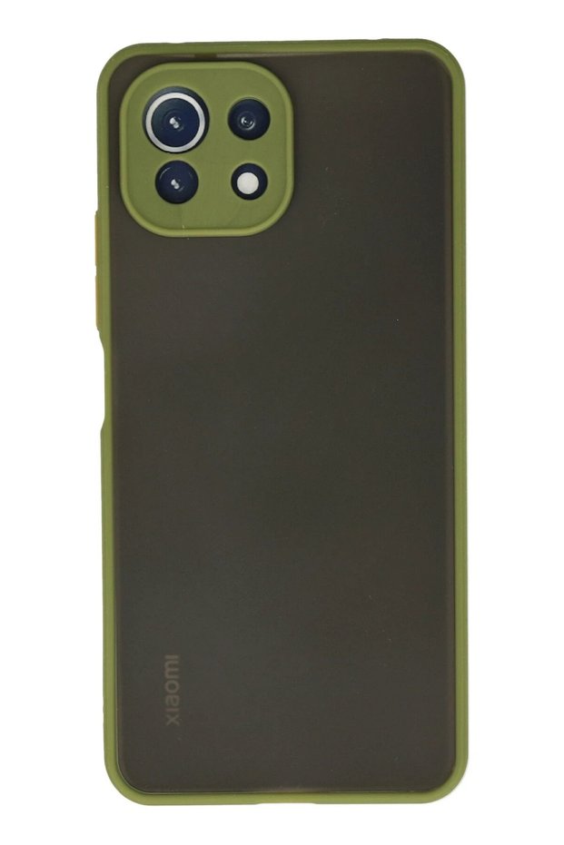 Ilkeshop New Mi 11 Lite Case Montreal Silicone Cover - (102844) Green