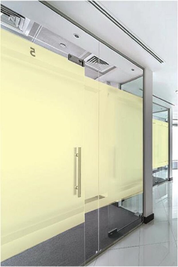 Yellow Glass Sandblasting 61 cm X 3 Mt
