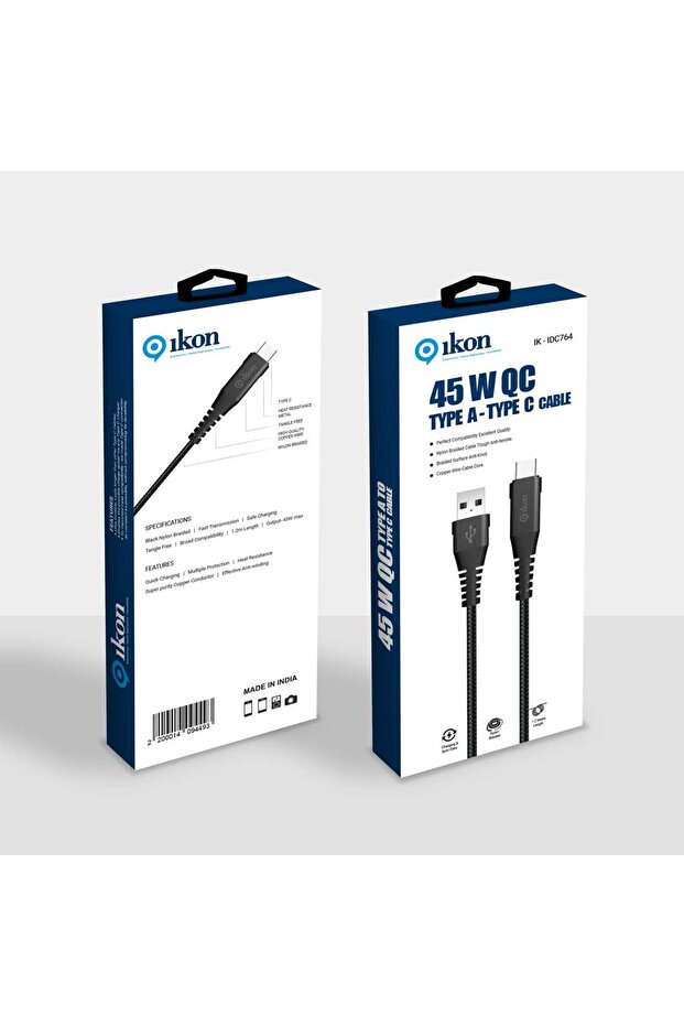 Fast Typ-C Cable, IK-IDC764, 1.2M